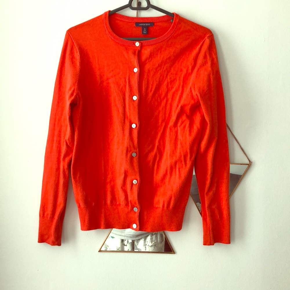 Lands end cardigan